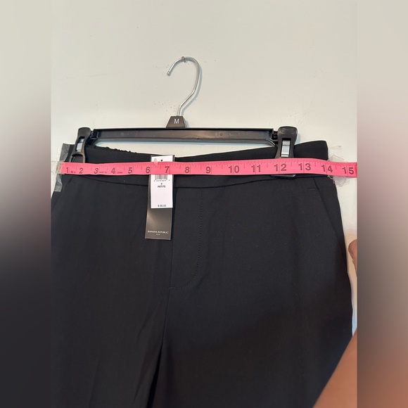 Banana Republic Black Straight-Leg Pants - Picture 13 of 16